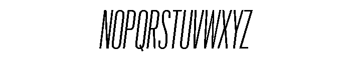 Graphik XXX Condensed Light Italic Font UPPERCASE