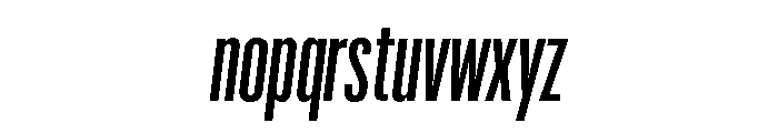 Graphik XXX Condensed Medium Italic Font LOWERCASE