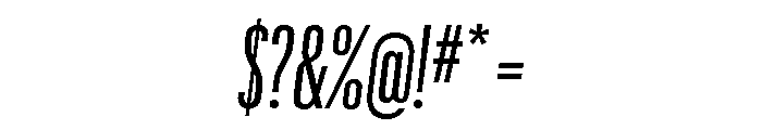 Graphik XXX Condensed Regular Italic Font OTHER CHARS