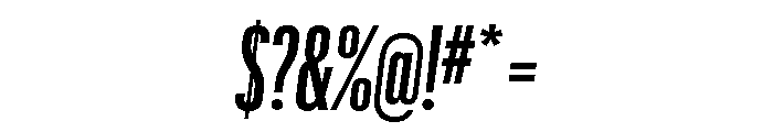 Graphik XXX Condensed Semibold Italic Font OTHER CHARS