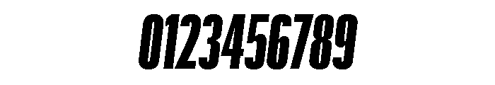 Graphik XXX Condensed Super Italic Font OTHER CHARS