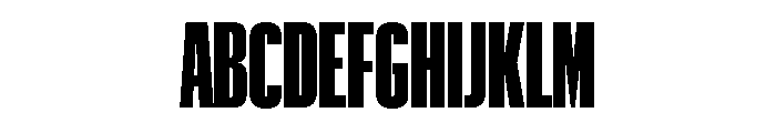 Graphik XXX Condensed Super Font UPPERCASE