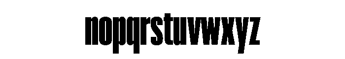 Graphik XXX Condensed Super Font LOWERCASE