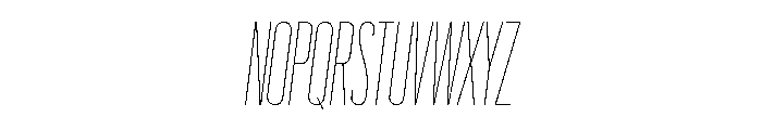 Graphik XXX Condensed Thin Italic Font UPPERCASE