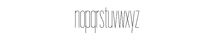 Graphik XXX Condensed Thin Font LOWERCASE