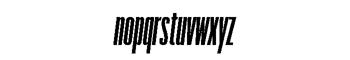 Graphik XXXX Condensed Bold Italic Font LOWERCASE