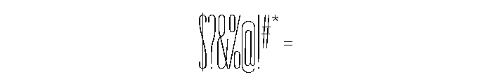 Graphik XXXX Condensed Extralight Font OTHER CHARS