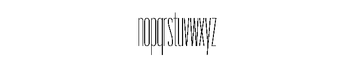 Graphik XXXX Condensed Extralight Font LOWERCASE