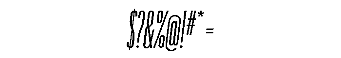 Graphik XXXX Condensed Regular Italic Font OTHER CHARS