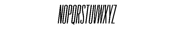 Graphik XXXX Condensed Regular Italic Font UPPERCASE