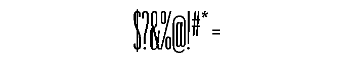 Graphik XXXX Condensed Regular Font OTHER CHARS