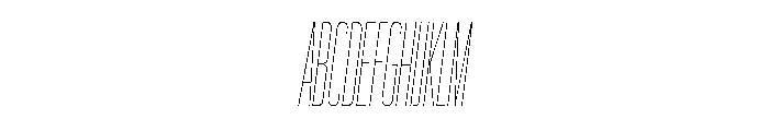 Graphik XXXX Condensed Thin Italic Font UPPERCASE