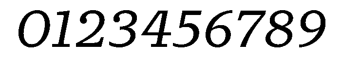 Gratitude Italic Font OTHER CHARS
