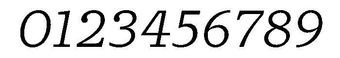 Gratitude LightItalic Font OTHER CHARS