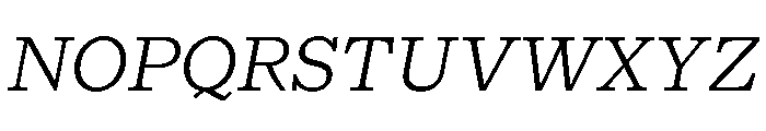 Gratitude LightItalic Font UPPERCASE