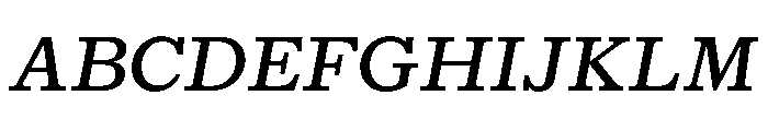 Gratitude SemiboldItalic Font UPPERCASE