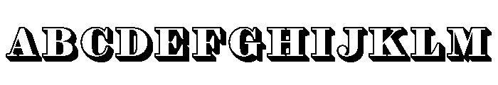 Great Western Roman Font UPPERCASE
