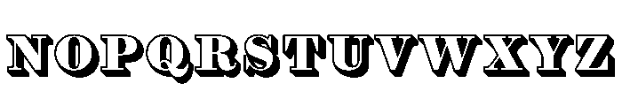 Great Western Roman Font UPPERCASE