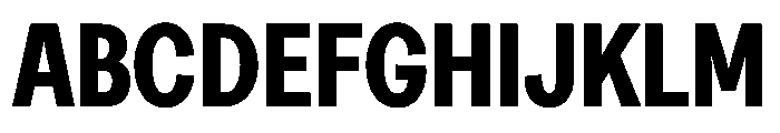 Greed TRIAL CondensedBold Instance Font UPPERCASE