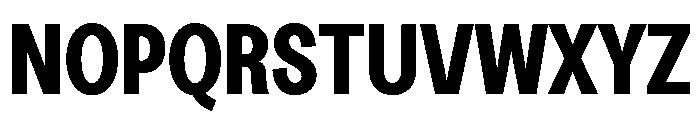 Greed TRIAL CondensedBold Instance Font UPPERCASE