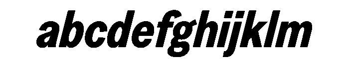 Greed TRIAL CondensedBoldItalic Instance FONT