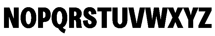 Greed TRIAL CondensedHeavy Instance Font UPPERCASE