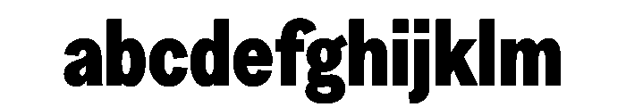 Greed TRIAL CondensedHeavy Instance FONT