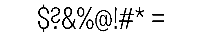 Greed TRIAL CondensedLight Instance Font OTHER CHARS