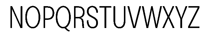 Greed TRIAL CondensedLight Instance Font UPPERCASE