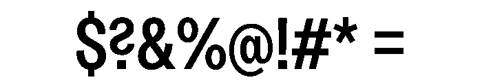 Greed TRIAL CondensedMedium Instance Font OTHER CHARS