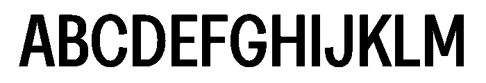 Greed TRIAL CondensedMedium Instance Font UPPERCASE