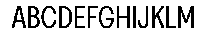 Greed TRIAL CondensedRegular Instance Font UPPERCASE