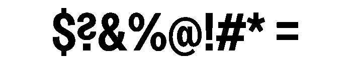 Greed TRIAL CondensedSemiBold Instance Font OTHER CHARS