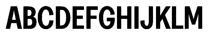 Greed TRIAL CondensedSemiBold Instance Font UPPERCASE