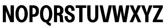 Greed TRIAL CondensedSemiBold Instance Font UPPERCASE