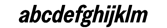 Greed TRIAL CondensedSemiBoldItalic Instance FONT