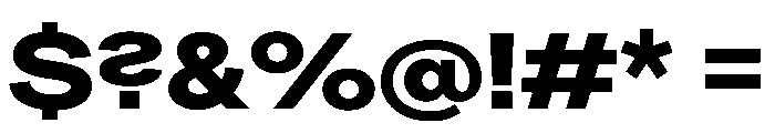 Greed TRIAL ExtendedBold Instance Font OTHER CHARS