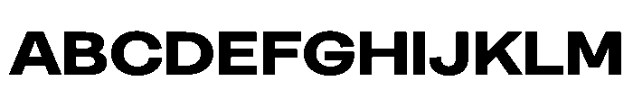Greed TRIAL ExtendedBold Instance Font UPPERCASE