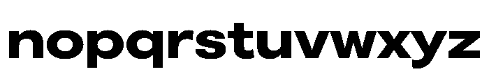 Greed TRIAL ExtendedBold Instance Font LOWERCASE