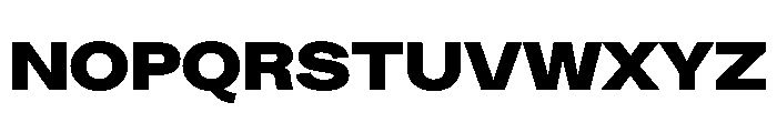 Greed TRIAL ExtendedHeavy Instance Font UPPERCASE