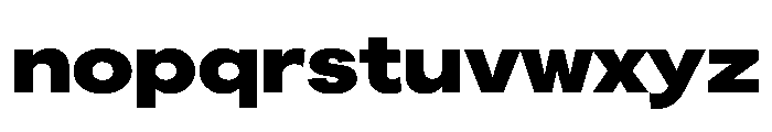 Greed TRIAL ExtendedHeavy Instance Font LOWERCASE