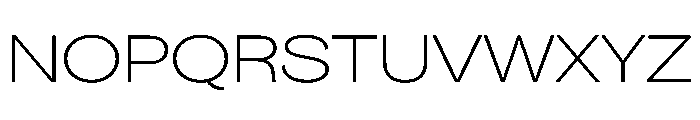 Greed TRIAL ExtendedLight Instance Font UPPERCASE