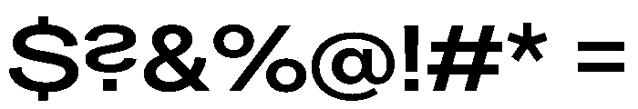 Greed TRIAL ExtendedMedium Instance Font OTHER CHARS