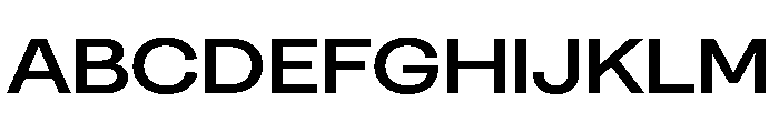Greed TRIAL ExtendedMedium Instance Font UPPERCASE