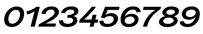 Greed TRIAL ExtendedMediumItalic Instance Font OTHER CHARS