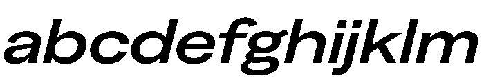 Greed TRIAL ExtendedMediumItalic Instance FONT