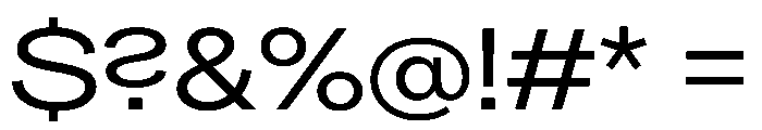Greed TRIAL ExtendedRegular Instance Font OTHER CHARS