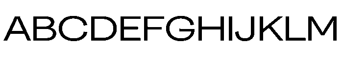 Greed TRIAL ExtendedRegular Instance Font UPPERCASE