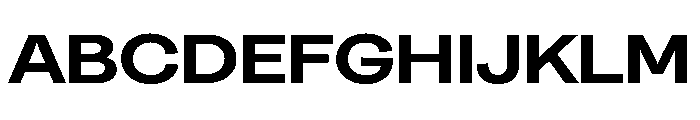 Greed TRIAL ExtendedSemiBold Instance Font UPPERCASE