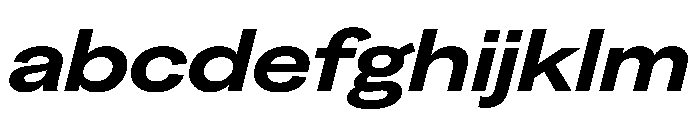 Greed TRIAL ExtendedSemiBoldItalic Instance FONT